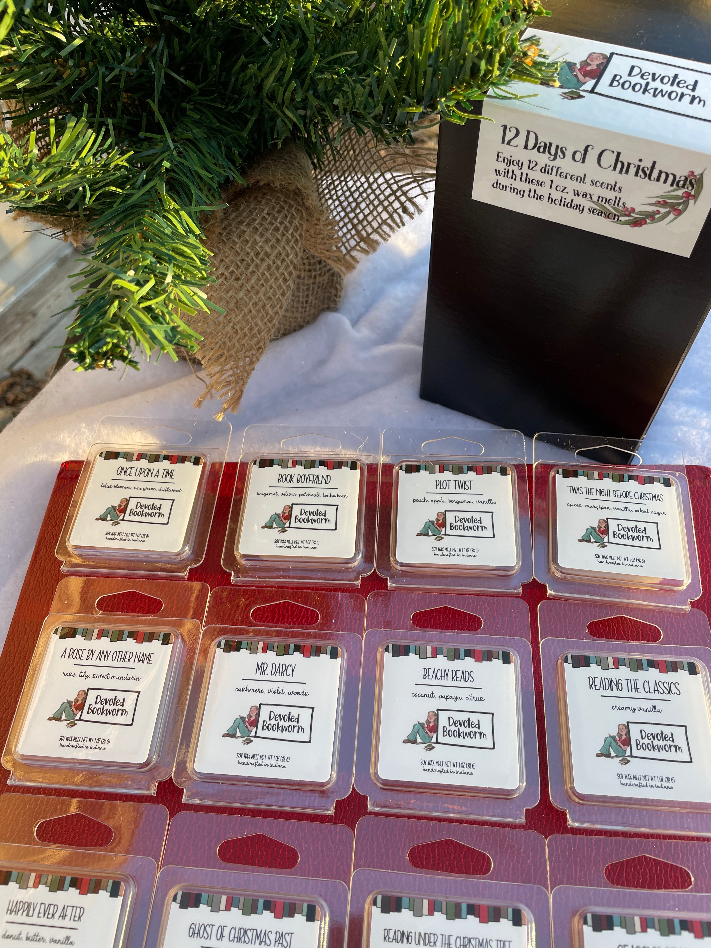 12 Days of Christmas Wax Melts – Devoted Bookworm